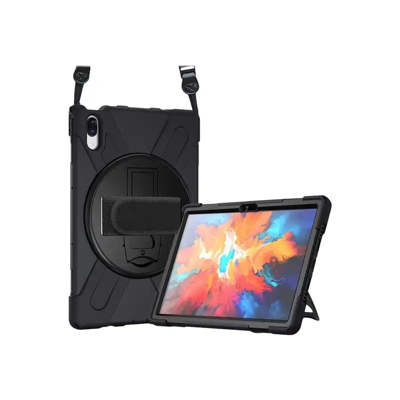 DLH - Coque de protection pour tablette - renforcée, sangle réglable, poignée tournante - 11.2" - pour Le... (DY-RC5011)_1